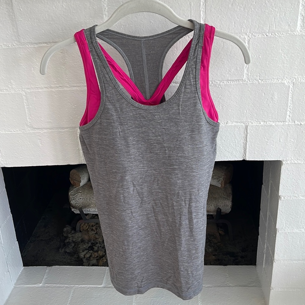Lululemon tank top with built-in sports bra
